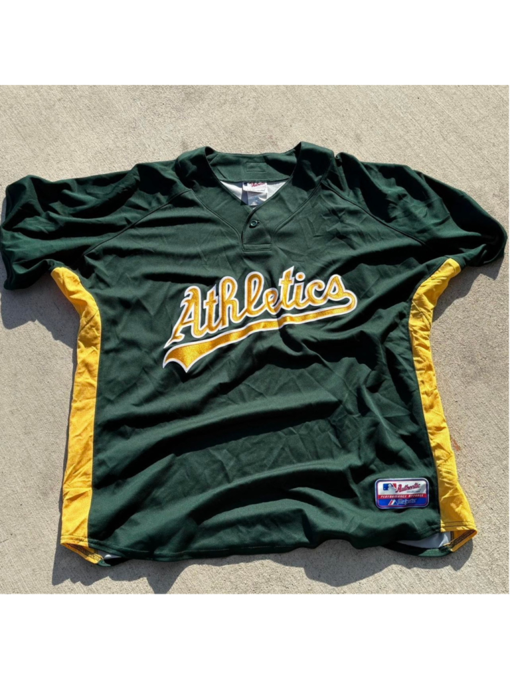 Majestic Authentic Collection Oakland Athletics BP Jersey 
Men’s 2X 

Majestic A